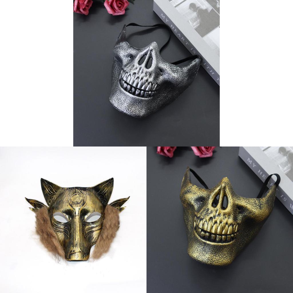 Halloween Wolf Mask For Costumes And Party Decorations With Plastic Material For Themed Events