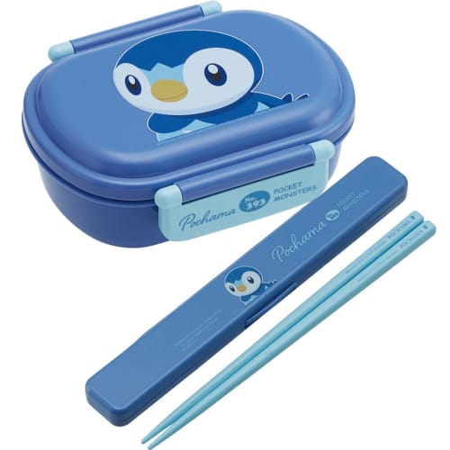 Skater Chopsticks Chopsticks Box Set 18cm Antibacterial Pokemon Piplup Made in Japan ABC3AG-A
