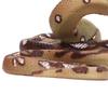 Scare Toy Snake Soft Realistic Scary Fake Snake Portable Simulation Gardening Prop Toy for Pranks