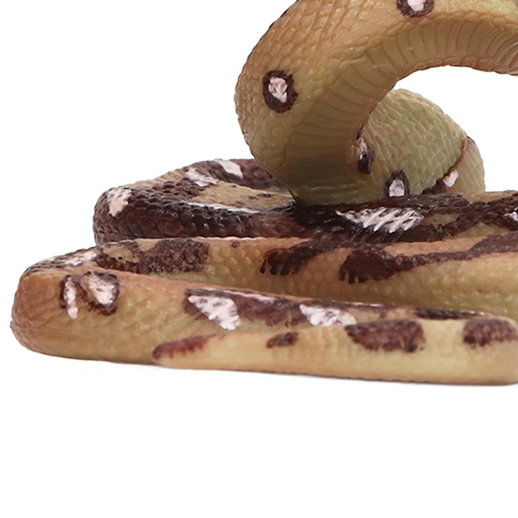 Scare Toy Snake Soft Realistic Scary Fake Snake Portable Simulation Gardening Prop Toy for Pranks