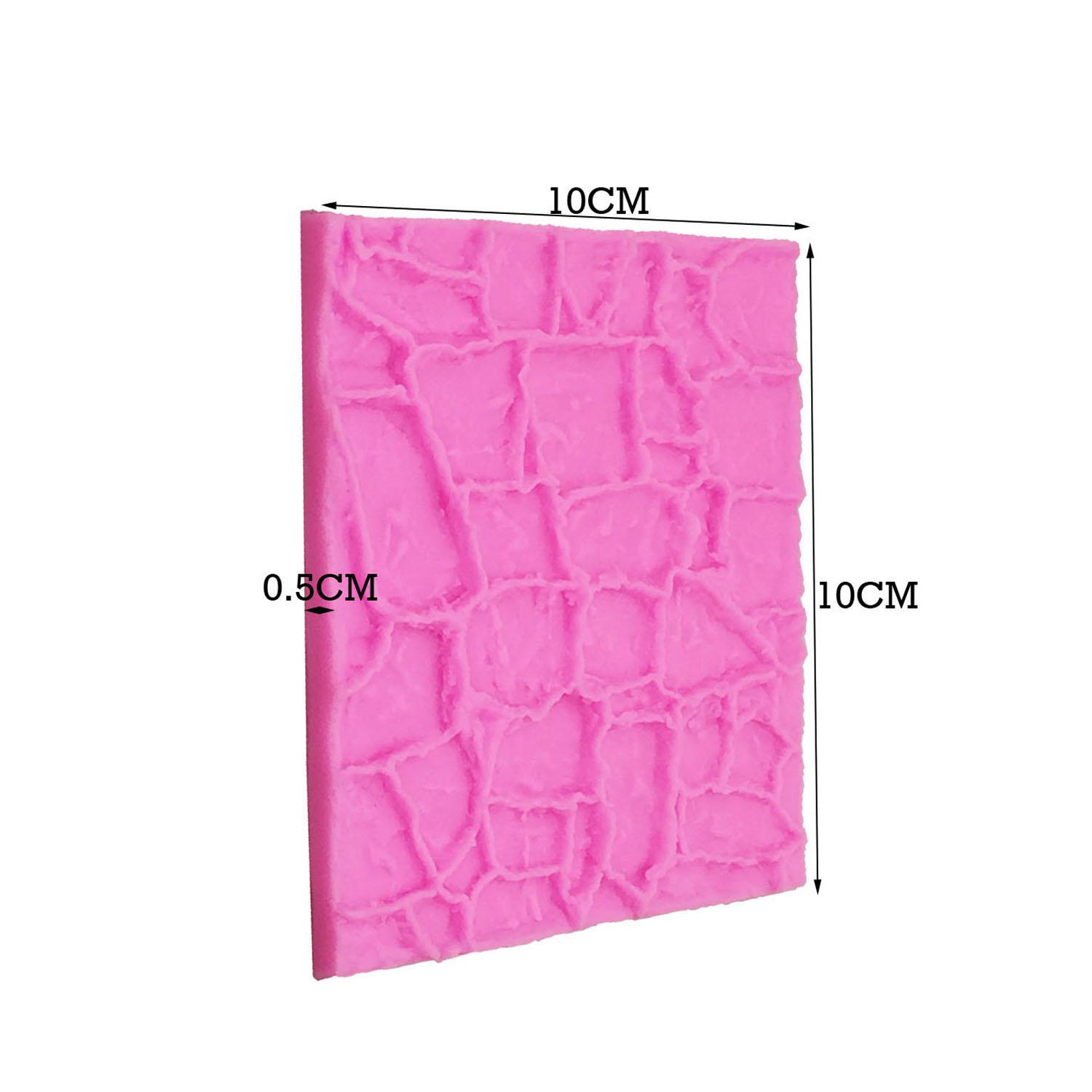 

Квадратный коврик для помадки настенная плитка формы кружево силиконовые конфеты торт бордюр украшение шоколад зебра форма