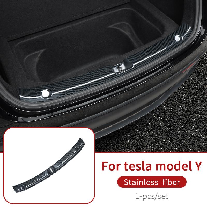Acabamento do painel de proteção traseiro para acessórios Tesla Model Y de 2020 a 2023 acessórios para carro 2023 model y
