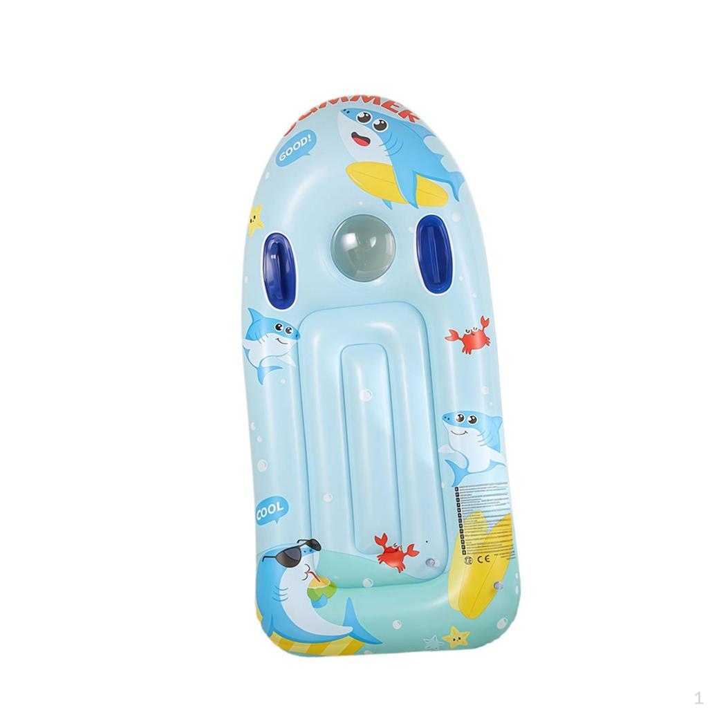 Inflatable Surfboard PVC Surfing Body Board for Kids Water Entertainment