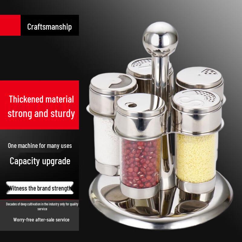 

Вращающаяся подставка для специй с 5 баночками