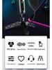 JIY USB RGB Condenser Microphone with Noise Reduction for Live Singing, E-sports, and Recording