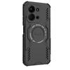 For Xiaomi Redmi 15C 4G (EU) (173mm)/Xiaomi Redmi 15C 5G (EU) (173mm) Magnetic Case WANLONFENG DJ Series Phone Cover with 2Pcs Tempered Glass Film