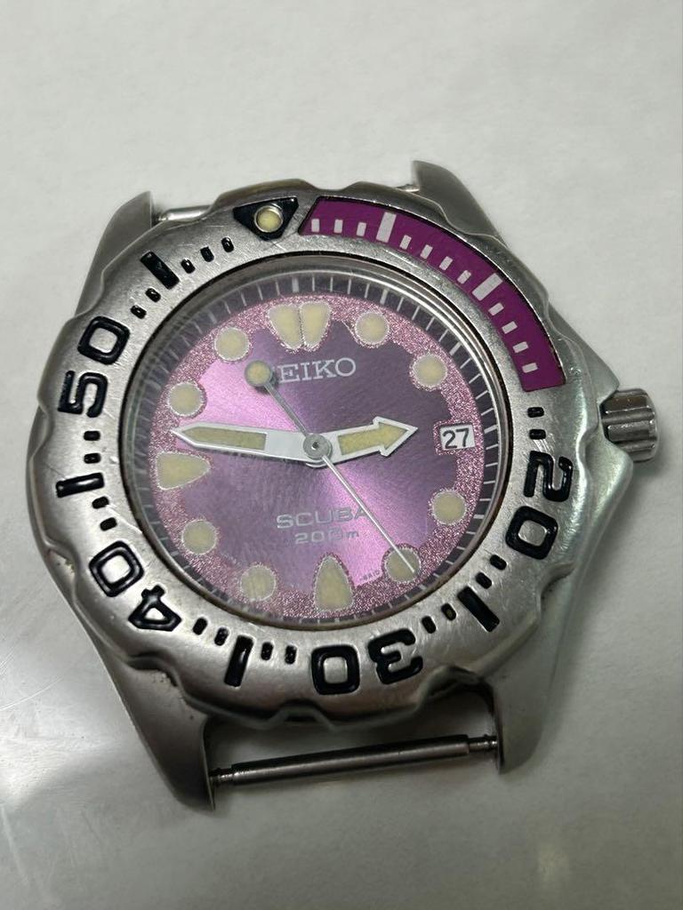[USED] SEIKO SCUBA 200m Pink Watch