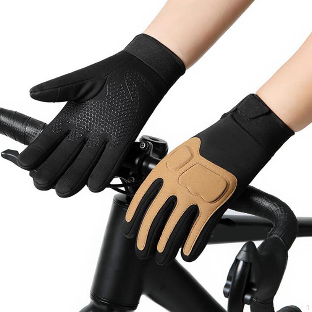 Motorcycle Gloves Cycling Anti Slip Palm for Men Women Touch Screen Climbing Camping