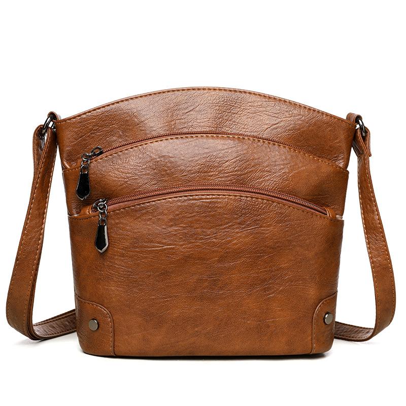 Crossbody Bag Large-capacity Bucket Bag Women's Single-shoulder Bag Middle-aged Mother's Bag