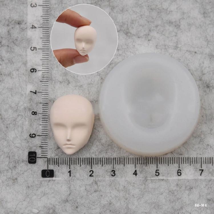Baby Head Mould Clay Resin Mould for Making Cake Fondant Decorations