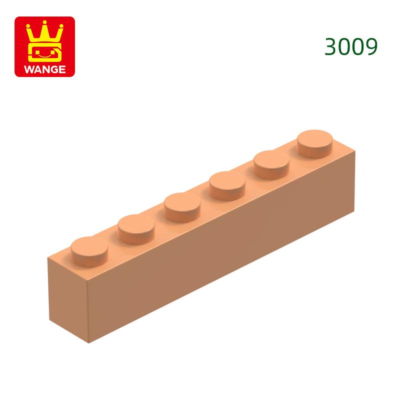Non-Toxic 42 Pcs/Lot 3009 1X6 Dots High Basic Building Blocks Accessories Compatible With Bricks Diy Children Toys Assembly Gift Box