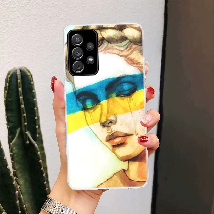 Ukraine Beautiful Art Girls For Samsung Galaxy A15 A14 A13 A12 A55 A54 A53 A52 Phone Case A32 A35 A34 A33 A25 A24 A23 A22 A04S A