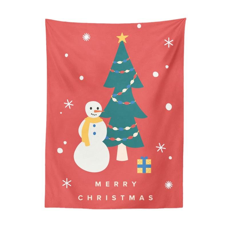 Cross-border Christmas Tree Tapestry Amazon Christmas Party Creative Background Cloth