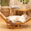 Wooden Cat Scratcher Removable Scratch Board Bed Swinging Tumbler Cat Toys Grinding Nail Scraper Mat Play and Rest Pet Supplie