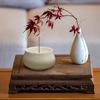 Nannlia Incense Burner, Stylish Mini Buddhist Altar Ceramic Incense Stick Holder, Incense Holder, Simple Design (Blue)