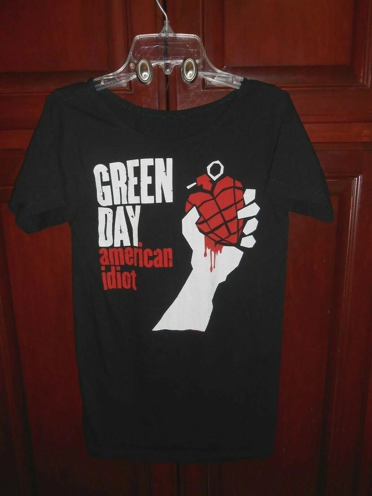 

American Idiot Tour Inspired Black Graphic TShirt Unisex T-Shirt S