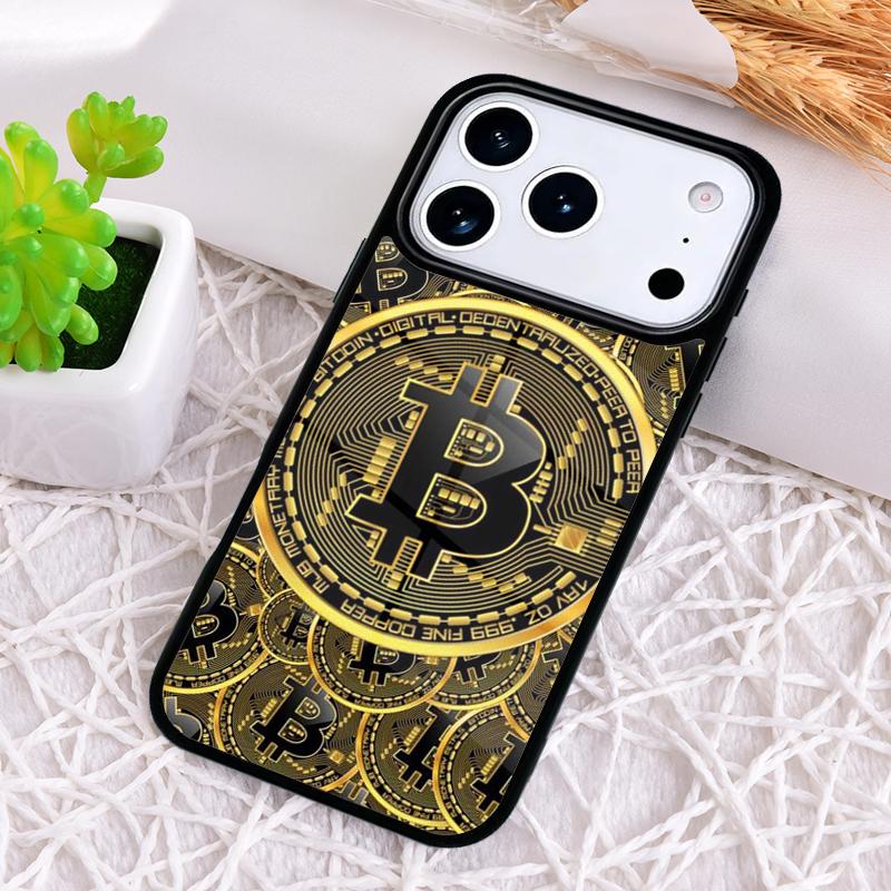 Bitcoin Phone Case for iPhone 17 Air 16 15 11 12 14 13 Pro Max Shockproof Cover
