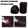 1pc Telescopic Car Trash Can, Leakproof Collapsible Storage Bin for Auto, Multi-Purpose As Umbrella Holder & Snack Organizer