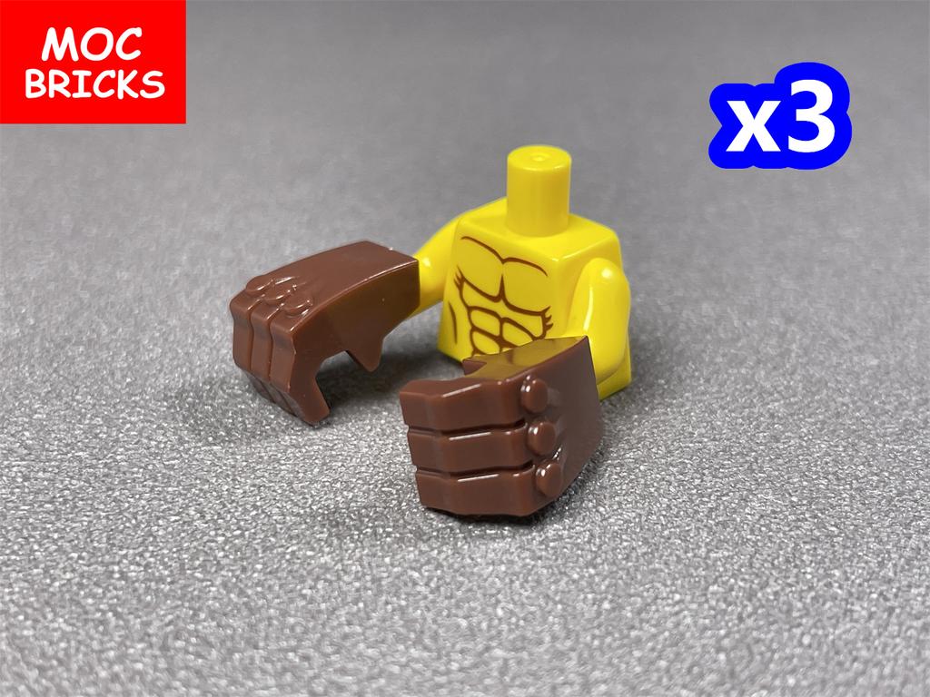 Non-Toxic Moc Bricks Body Part Hand Gorilla Fist Boxing Glove 11092 Weapon Assembled Building Blocks Children'S Toys Plastic Doll