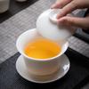 Chinese White Porcelain Kung Fu Tea Set
