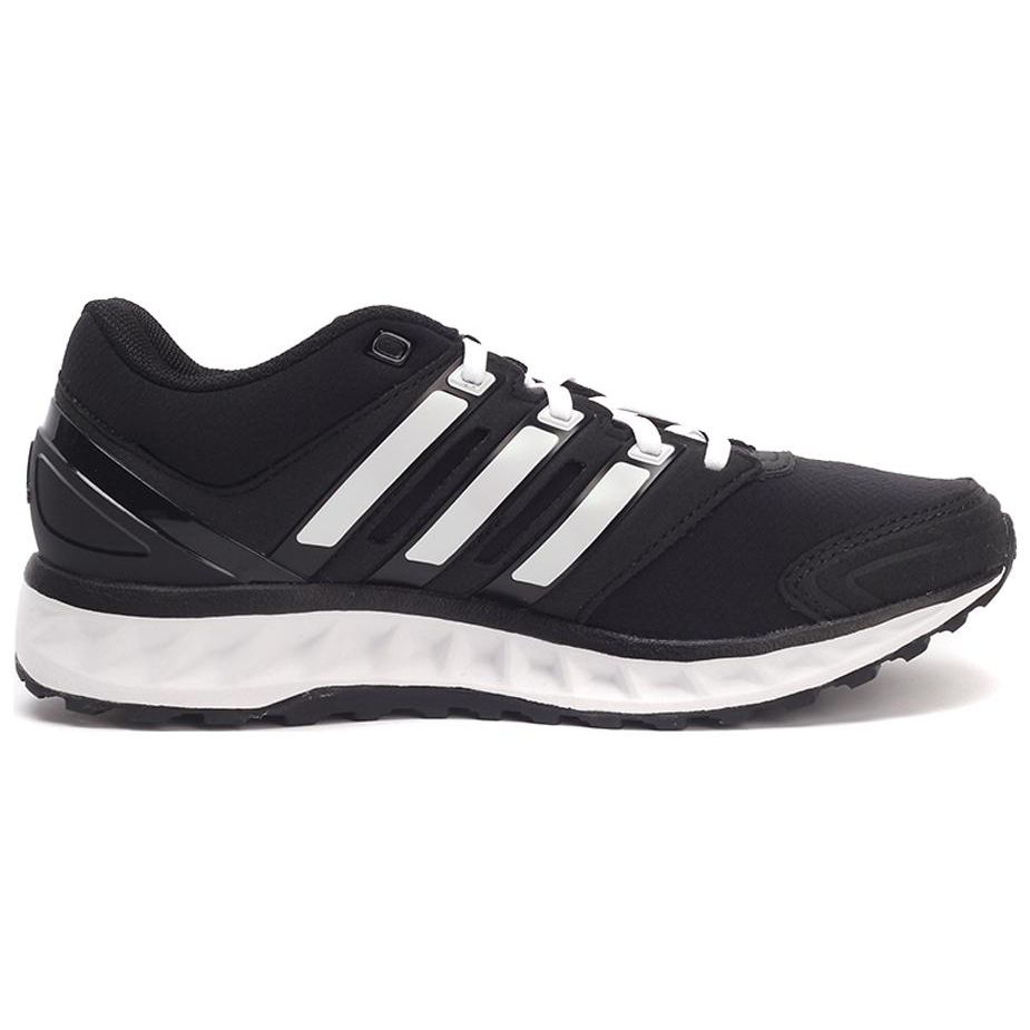 Adidas Falcon Elite 3 PE Series Comfortable Versatile Shock Absorbing Non-Slip Low-Top Running Shoes Unisex Running Shoes Black BA8477