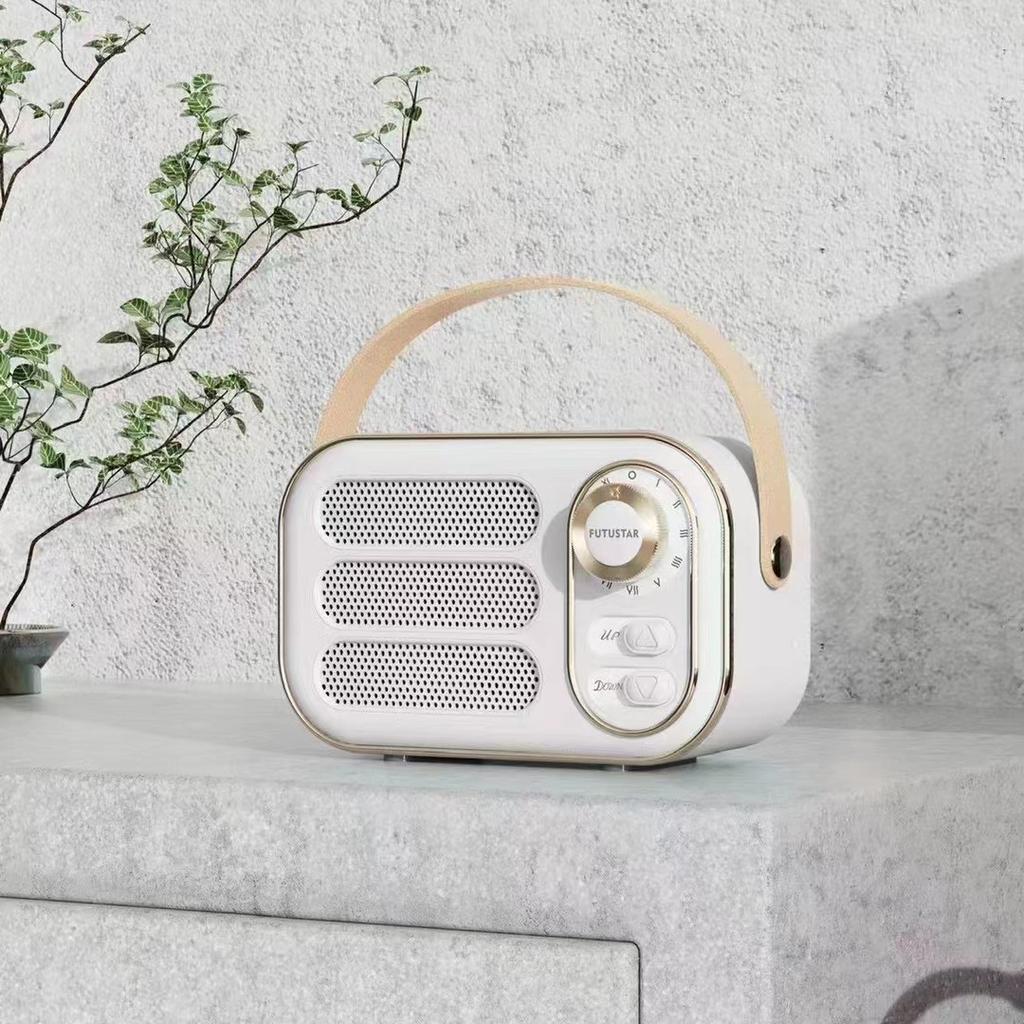 Retro Bluetooth Speaker Creative USB Mini Outdoor U Disk TF Card with FM Gift Portable Small Speaker
