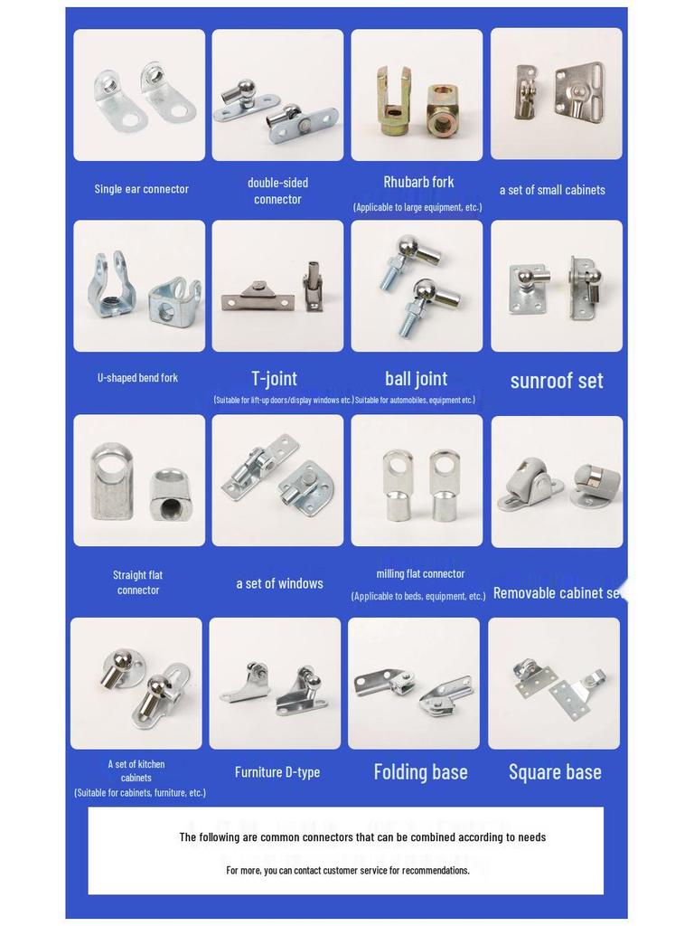 Industrial Gas Spring Hydraulic Lift Support Rod for Doors and Bulletin Boards