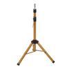 Tripod Mannequin Head Stand Cutting Braiding Tripod Hairdressing Wig Stand Golden for Barber Shops