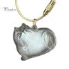 Elegant Pet Fur Memory Jar Cat Hair Storage Bottle Transparent Keepsake Keychain Memorial for Collecting And Dog Gift Pets