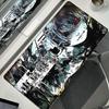 Black White Anime Desk Mat Tokyo Ghoul Mousepad Kaneki Ken Computer Gamer Non-slip Mouse Pad HD XXL PC Keyboard Desk Pad Playpad