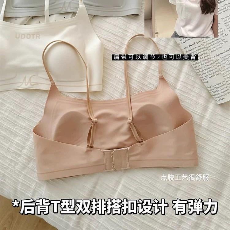 Südostasien Vietnam Thailand Damen Spurloser BH Bequem Sammelnd Seitliche Falten BH-Abdeckung
