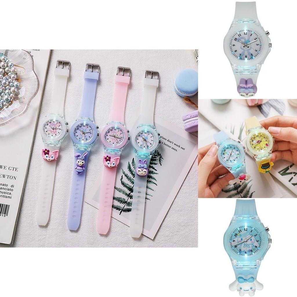 New Cartoon Primary School Children's Wholesale Watch Luminous Silicone Electronic Watch Doll Cross-border Hot-selling Characters)