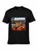 Madrid Cityscape Night View Graphic T-shirt