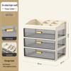 Transparent Large Capacity Cosmetic Storage Box with Drawers for Makeup, Jewelry, and Masks