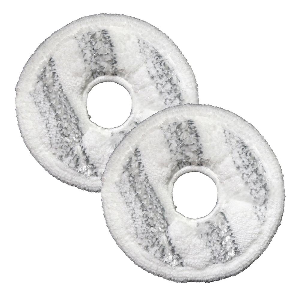 

Microfiber Mop Cloth Replacement for ECOVACS For Deebot For T10 TURBO and For OMNIX1 TURBO 2 Pack for Sparkling Clean Floors белый