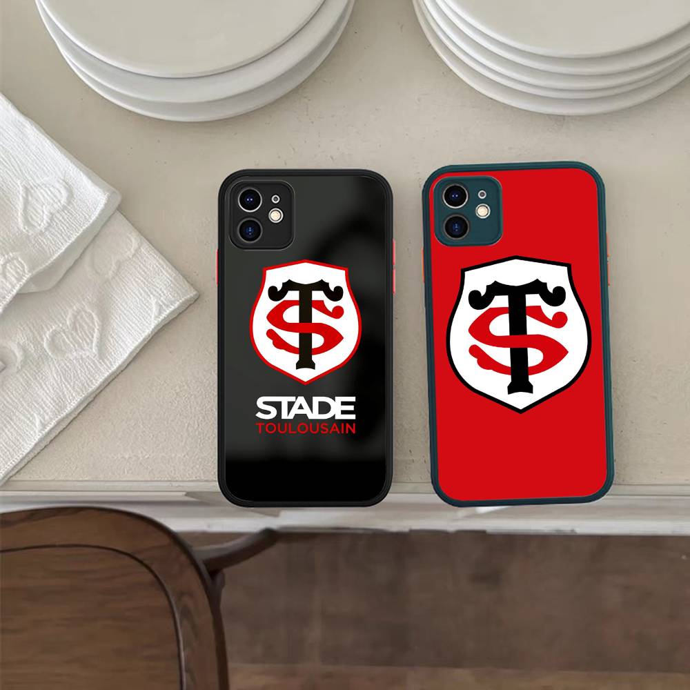 Stade-Toulousain Phone Case For IPhone 16 15 14 X XR XS 7 8 Plus 11 12 13 Pro MAX 13mini Matte Shockproof Case