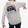 UNIQLO Graphic Print Loose Fit Hooded Casual Long Sleeve Sweatshirt Unisex sweatshirt Light-Gray 455814-02