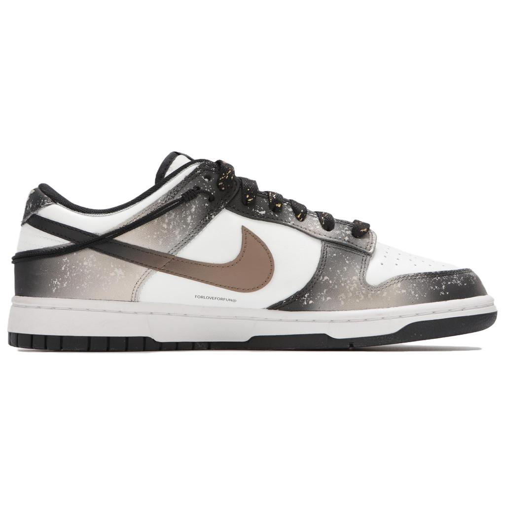 Nike Dunk Cushioning Low top Skateboard Shoes Women's Black Gold CW1590-100(Team82-S-BOX)