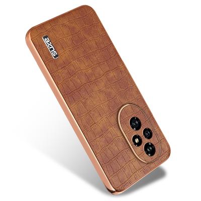 AZNS Pour Honor 200 5G Étui Cuir PU+TPU Housse de Téléphone Texture Crocodile