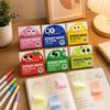Kawaii Pull-out Sticky Notes Pearlescent Square Writing Pad Portable Cartoon Notepads  Office
