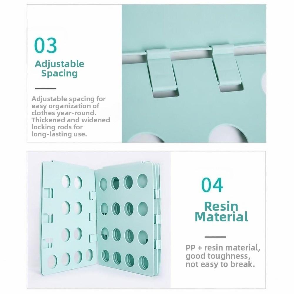 Practical Shirt Folding Board Lazy Person Plastic Clothes Folder Clothing Organizer Adults