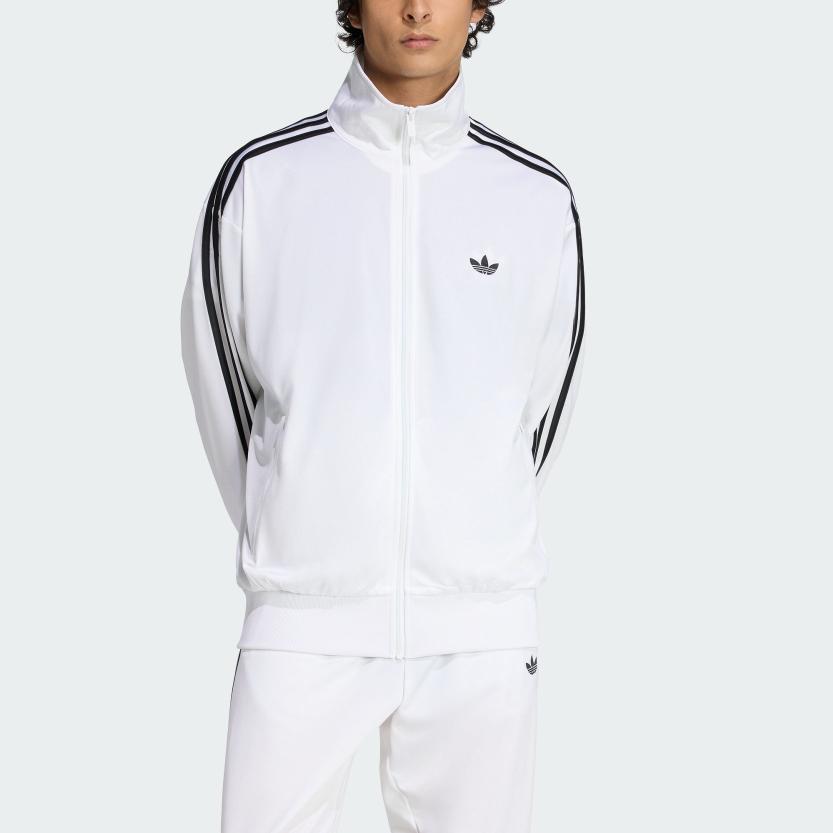 adidas Originals Firebird Volná Sportovní Bunda na Zip s Třemi Pruhy s Dlouhým Rukávem Pánské bundy KD8308