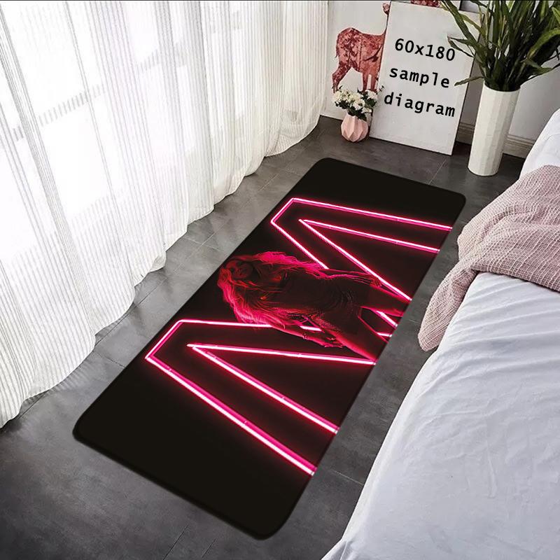 Floor Mat Non-slip Foot Rug for Entryway M-Mariah Carey Hallway Carpet Kitchen Water Adsorbed Rugs Soft Bedside Mats Home Decor