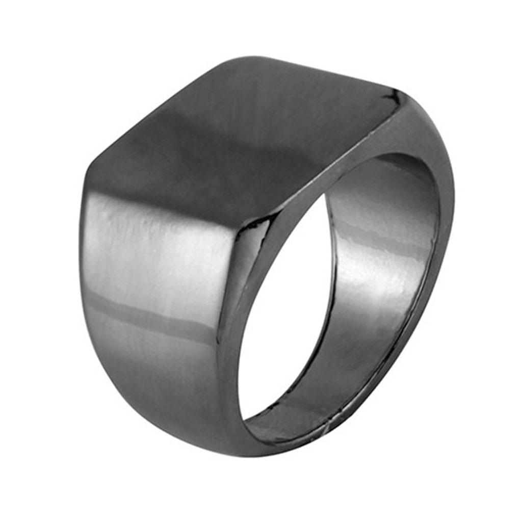 

Мужские Мальчиковые Простые Ретро Большие Плоские Квадратные Ювелирное Украшение Аксессуар Хип-Хоп size 12