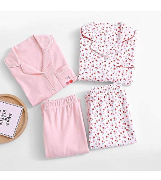 Pajamas Top and Bottom Long Gift [S-Lifeeling] Girls' Set, Sleeves, 100cm-150cm, Roomwear, Children's Pajamas, Cute, Girls, Kids, Loungewear,