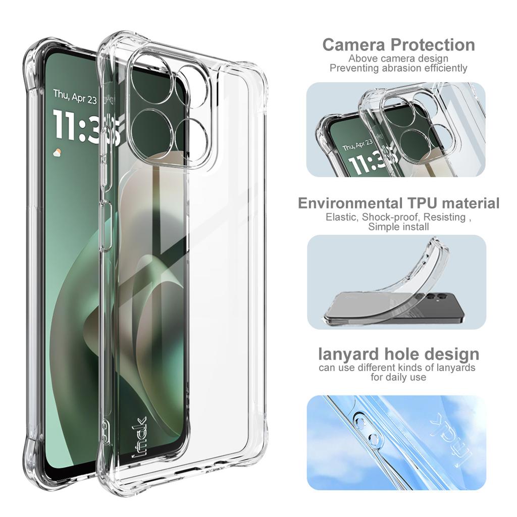 For Moto G100 G100s 5G Phone Case IMAK Shock-resistant Soft Case
