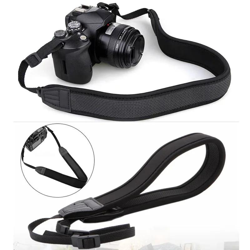 2pcs Universal Camera Neck Shoulder Strap Adjustable Thick Anti-slip Belt For Digital Dslr Mirrorless чёрный
