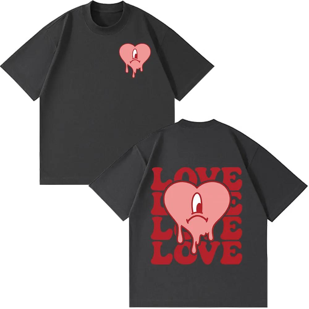 Bad Bunny 2026 World Tour Fashion Print T-shirt Man Woman Harajuku Casual T-shirt Hip-hop 100% Cotton Summer Oversized T-shirts
