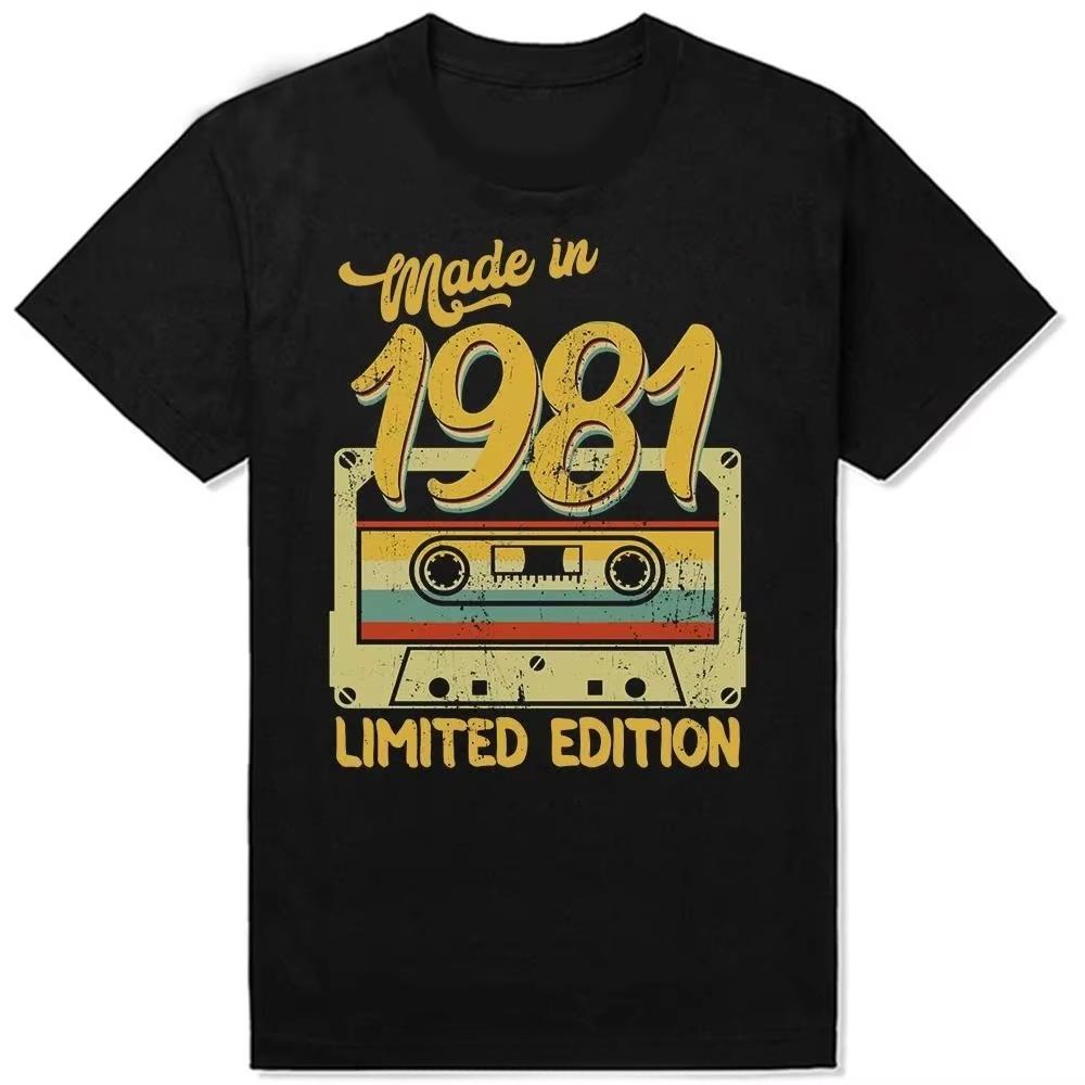 2026 New Fun Digital Vintage Limited Edition Classic Print Fashion Tshirt Womens Summer Street Casual  Summer  Cotton  Tshirt