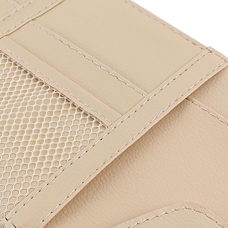 Multi-Functional Car Sun Visor Organizer: Glasses, Cards & Documents Holder